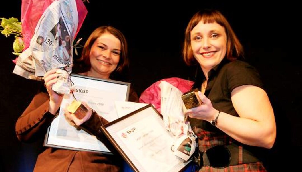 Synnøve Bakke og Kjersti Knudssøn. Foto: Kathrine Geard Synnøve Bakke og Kjersti Knudssøn. Foto: Kathrine Geard