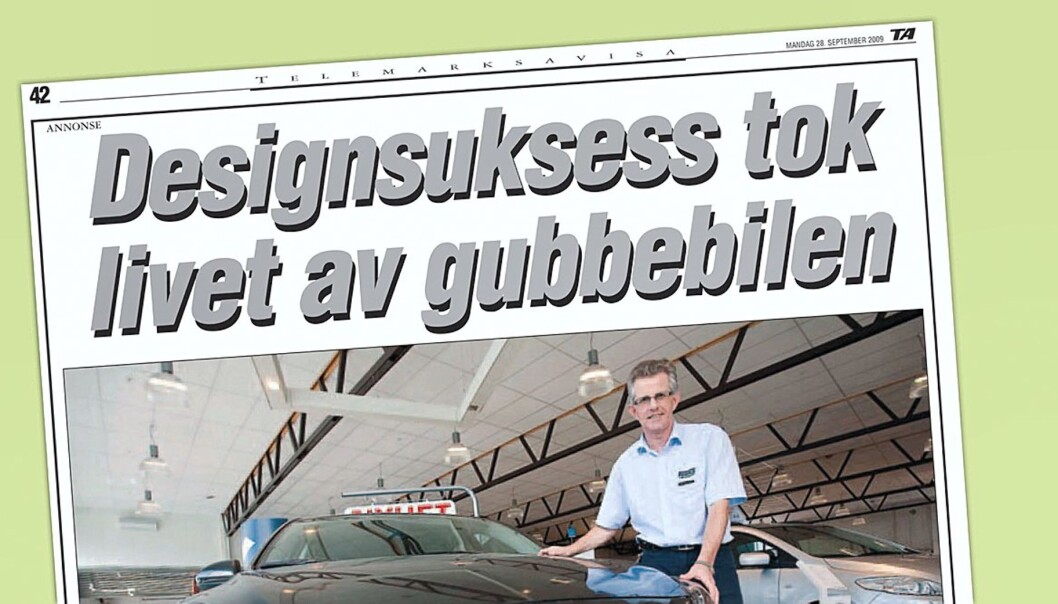 Telemarksavisa ble felt i PFU pga. denne annonsen. Telemarksavisa ble felt i PFU pga. denne annonsen.