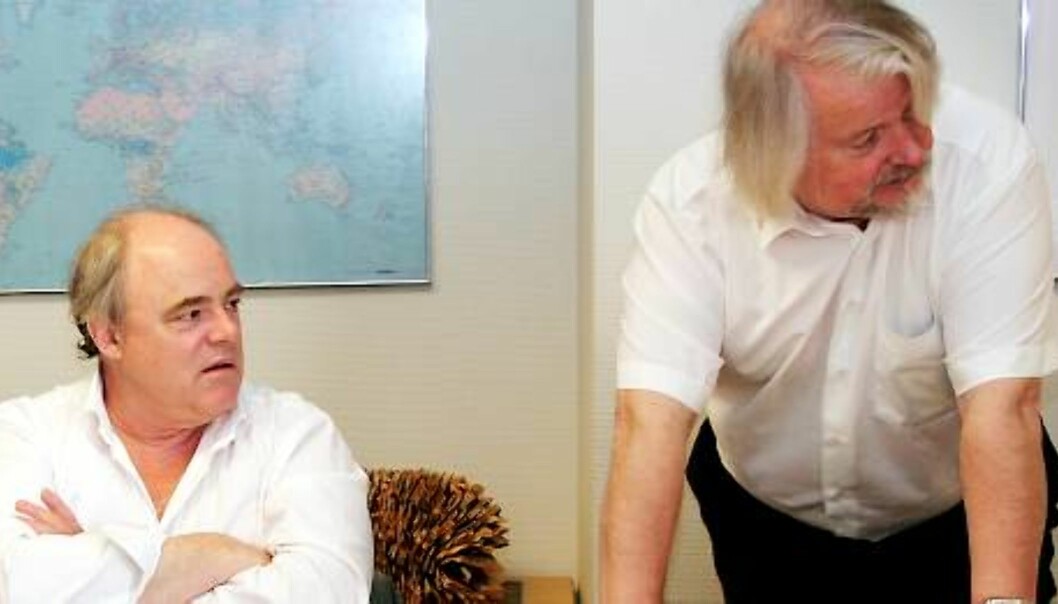 John Olav Egeland og Per Edgar Kokkvold under et tidligere PFU-møte i fjor. Foto: Birgit Dannenberg