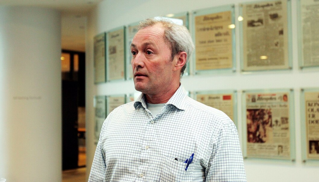 NJ-leder Thomas Spence og NJs rådgivere er inne i en ekstra hektisk periode, med å følge opp tillitsvalgte og medlemmer i mediebedrifter som nedbemanner. Foto: Birgit Danneberg NJ-leder Thomas Spence og NJs rådgivere er inne i en ekstra hektisk periode, med å følge opp tillitsvalgte og medlemmer i mediebedrifter som nedbemanner. Foto: Birgit Danneberg