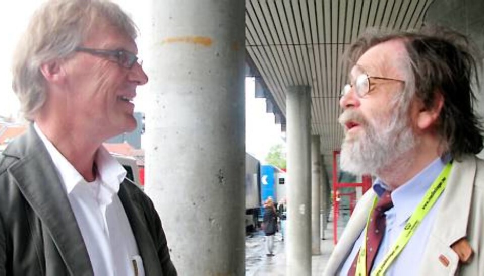 Torgeir Foss og Frank Aarebrot. Foto: Martin Huseby Jensen