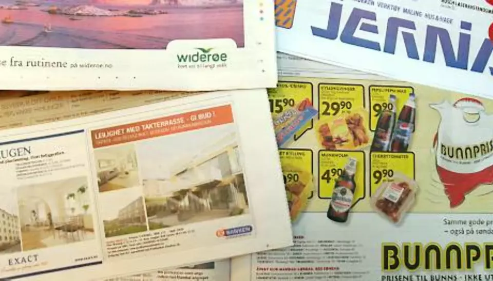 Annonseprisene øker i flere aviser. Foto: Espen Moe