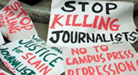 Støtter filippinske journalister