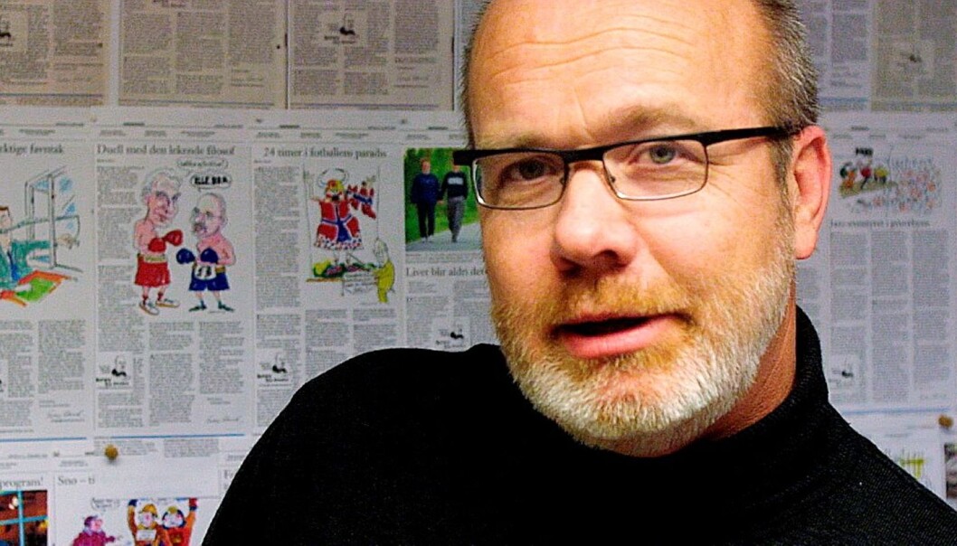 Erling Omvik er ansvarlig redaktør i Fredriksstad Blad. Foto: Kathrine Geard Erling Omvik er ansvarlig redaktør i Fredriksstad Blad. Foto: Kathrine Geard