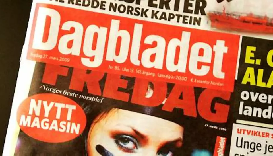 Faksimile Dagbladet 27. mars 2009.