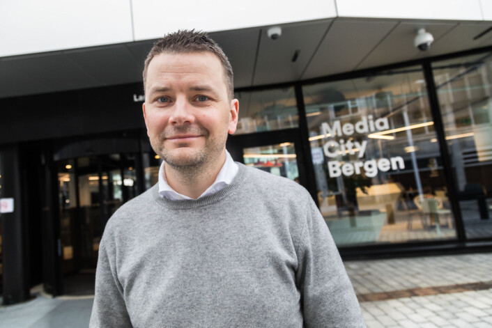 Sjefredaktør Øyulf Hjertenes i Bergens Tidende er overbevist om at ny teknologi vil berike journalistikken. Foto: Otto von Münchow Sjefredaktør Øyulf Hjertenes i Bergens Tidende er overbevist om at ny teknologi vil berike journalistikken. Foto: Otto von Münchow