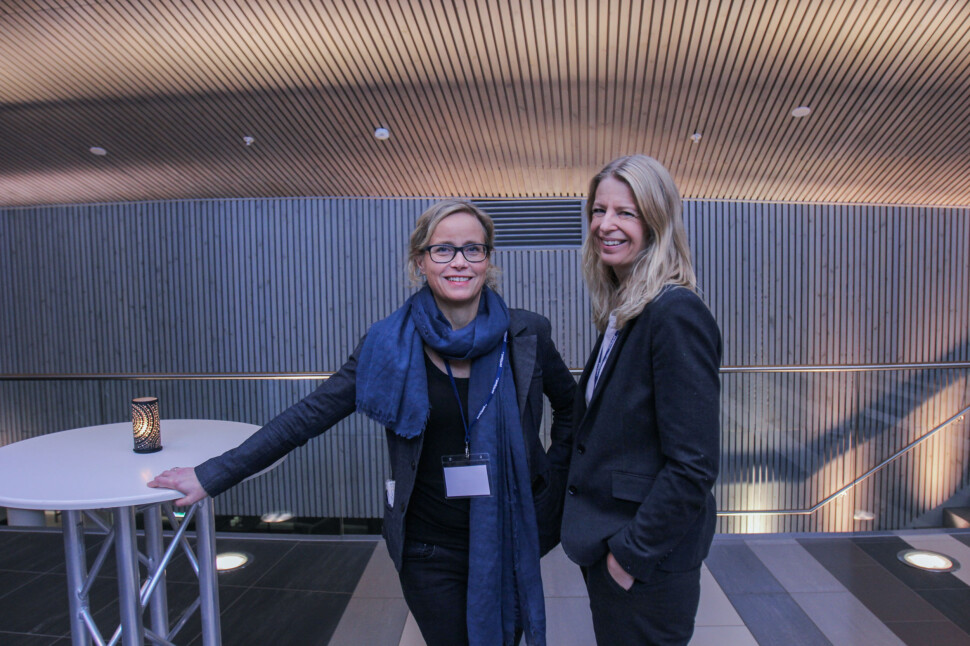 Lajla Ellingsen og Mari K. By Rise i Adresseavisen. Arkivfoto. Lajla Ellingsen og Mari K. By Rise i Adresseavisen. Arkivfoto.