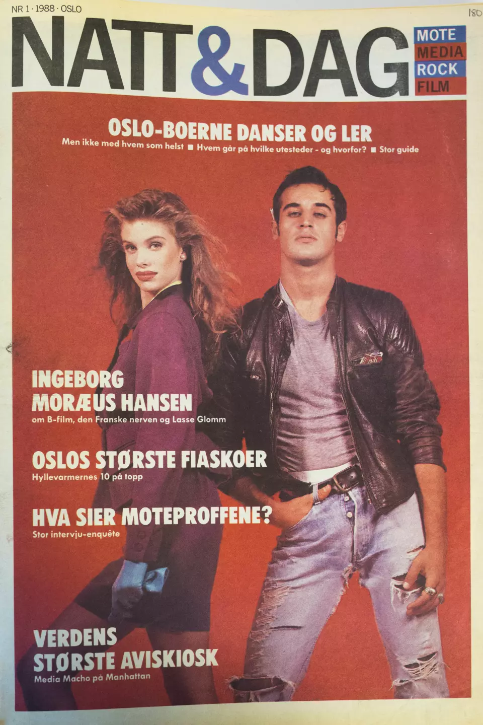 Første utgave av Natt&Dag, september 1998.Se flere forsider i bildekarusellen nederst i saken.