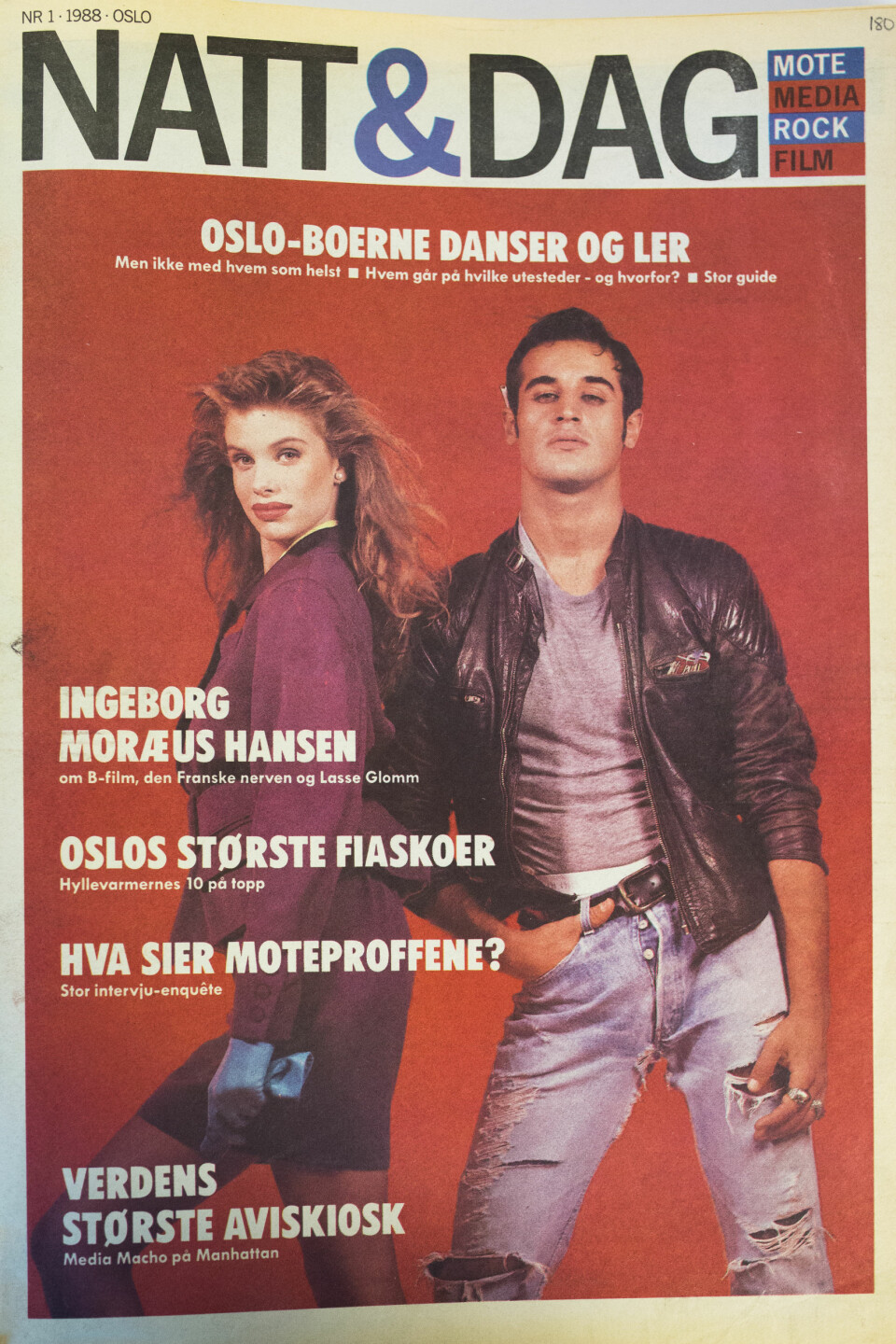 Første utgave av Natt&Dag, september 1998.Se flere forsider i bildekarusellen nederst i saken.