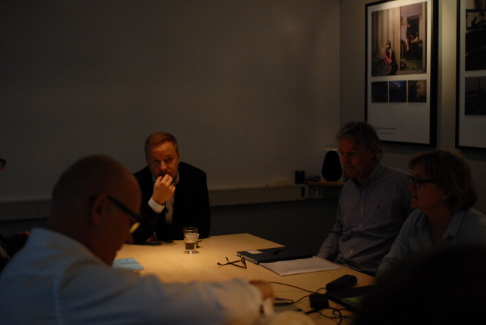 Resett-redaktør Helge Lurås da han gjestet Presseforbundets styre i fjor. Foto: Martin Huseby Jensen Resett-redaktør Helge Lurås da han gjestet Presseforbundets styre i fjor. Foto: Martin Huseby Jensen