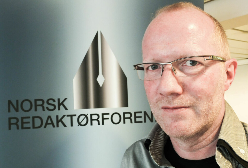 Arne Jensen, leder i Norsk Redaktørforening. Arkivfoto.