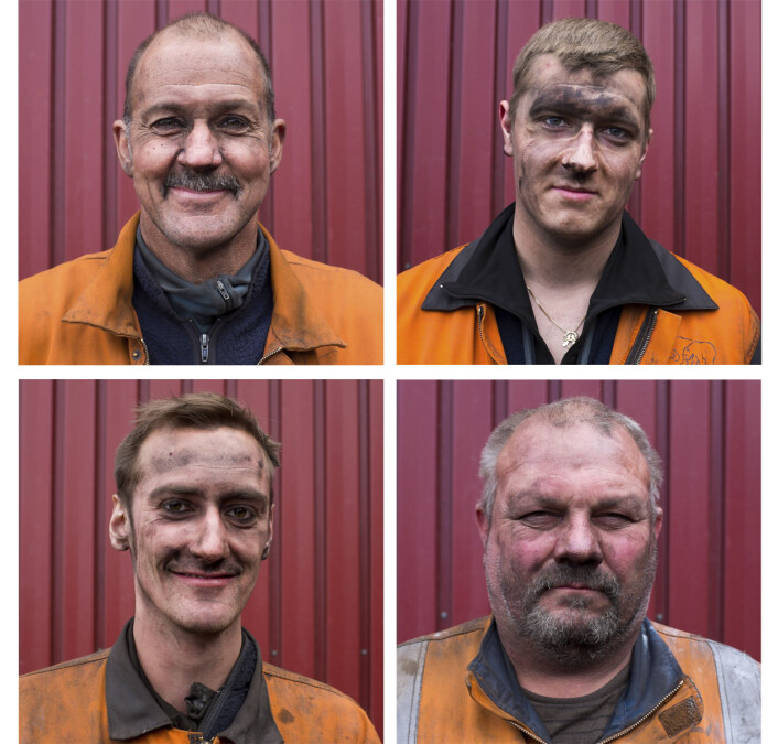 Arbeidere Gruve 7, den eneste gruven som er i vanlig drift. Nygaard er tidligere student av Rosenkvist, og nå jobber han i Svalbardposten. Foto: John Christian Nygaard Arbeidere Gruve 7, den eneste gruven som er i vanlig drift. Nygaard er tidligere student av Rosenkvist, og nå jobber han i Svalbardposten. Foto: John Christian Nygaard