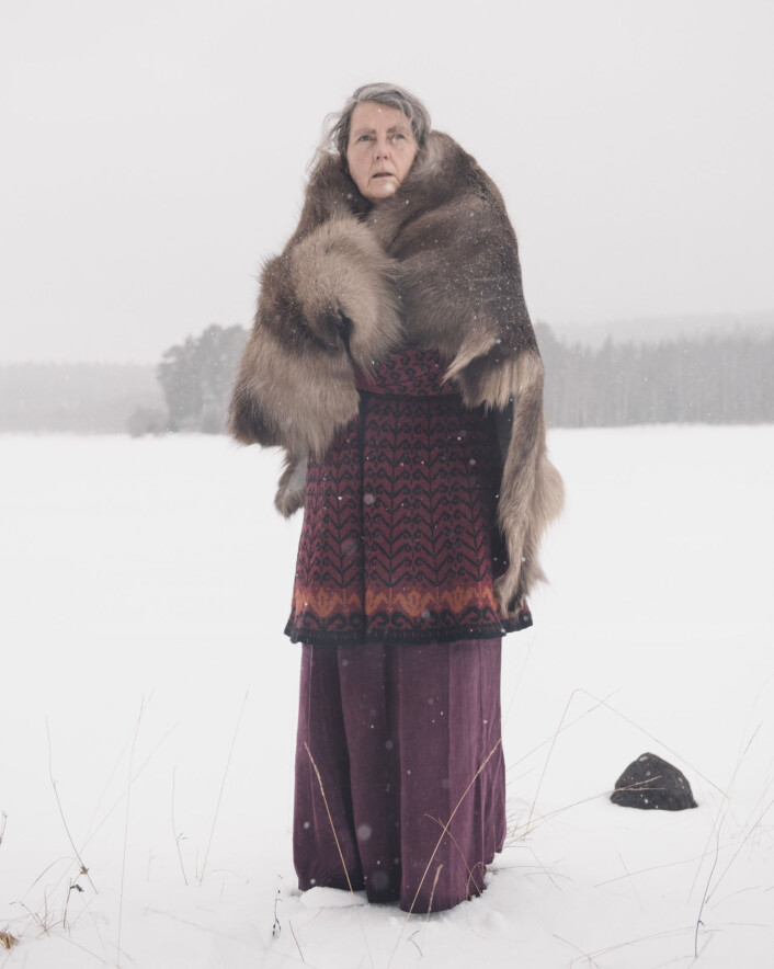 Abusdal har portrettert etterkommere etter skogfinner - og de som identifiserer seg som skogfinner. Foto: Terje Abusdal Abusdal har portrettert etterkommere etter skogfinner - og de som identifiserer seg som skogfinner. Foto: Terje Abusdal