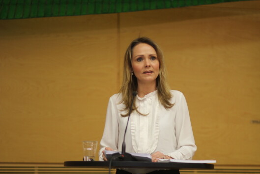 Utredningen av ny medieansvarslov ligger til kulturminister<br>Linda Hofstad Helleland. Foto: Angelica Hagen Utredningen av ny medieansvarslov ligger til kulturminister<br>Linda Hofstad Helleland. Foto: Angelica Hagen