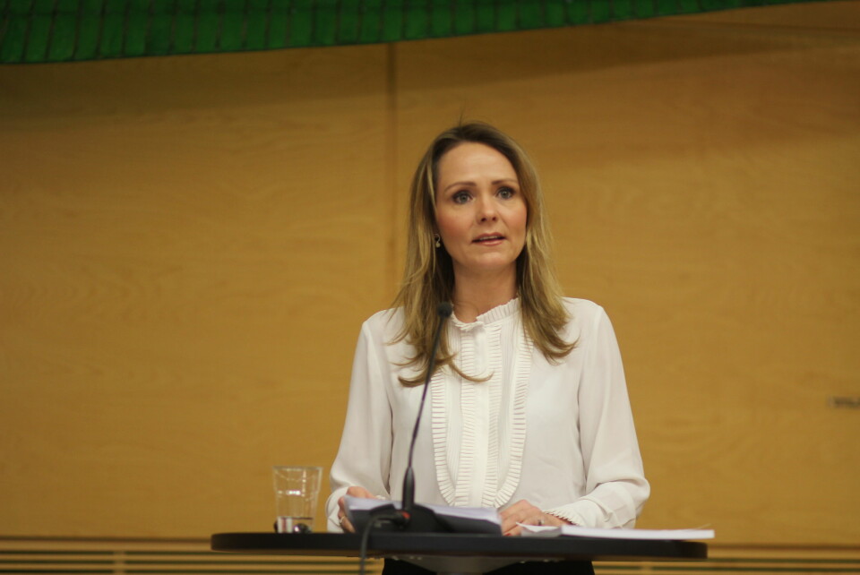 Utredningen av ny medieansvarslov ligger til kulturministerLinda Hofstad Helleland. Foto: Angelica Hagen