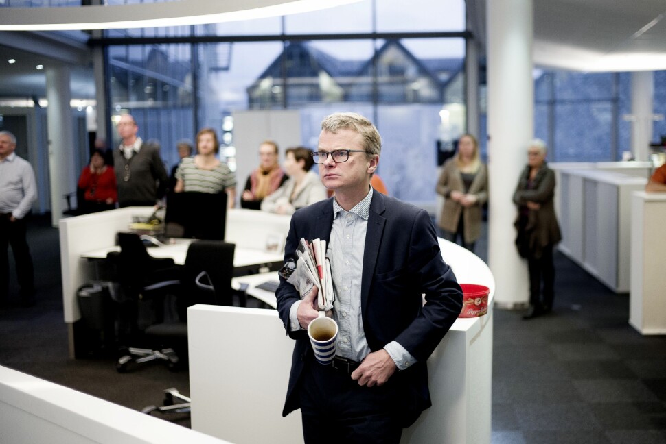 Lars Helle, sjefredaktør i Stavanger Aftenblad, mener venstrevridningen i journalistikken er en myte som får ufortjent mye oppmerksomhet. Foto: Stavanger Aftenblad