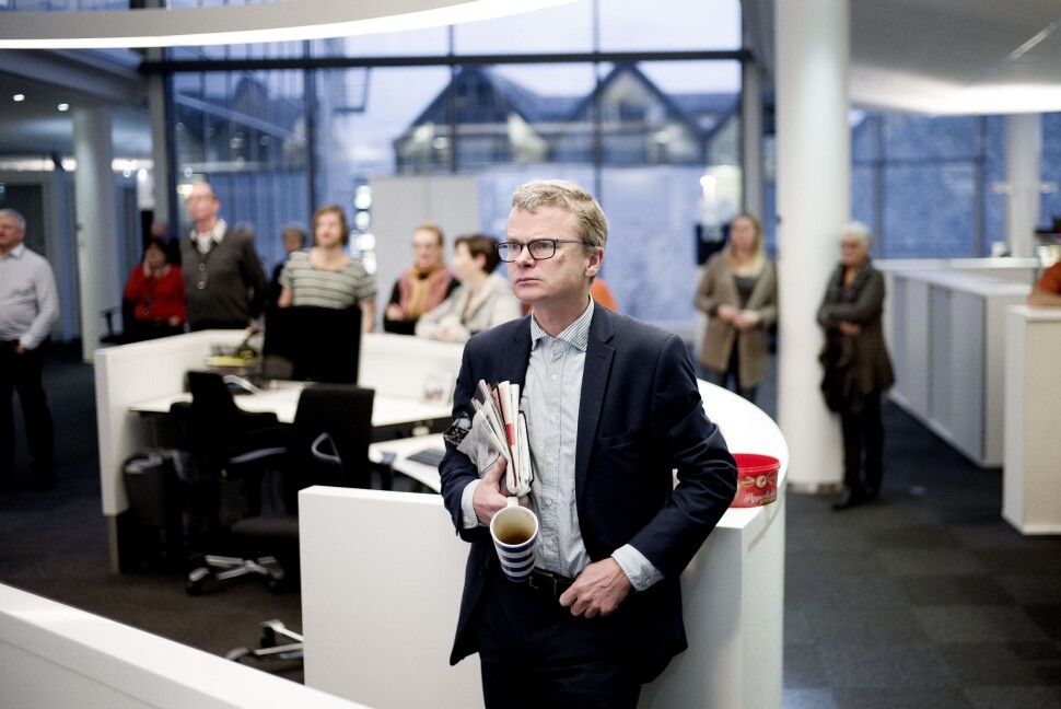 Lars Helle, sjefredaktør i Stavanger Aftenblad, mener venstrevridningen i journalistikken er en myte som får ufortjent mye oppmerksomhet. Foto: Stavanger Aftenblad Lars Helle, sjefredaktør i Stavanger Aftenblad, mener venstrevridningen i journalistikken er en myte som får ufortjent mye oppmerksomhet. Foto: Stavanger Aftenblad