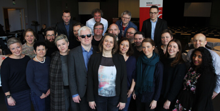 NJs landsstyre i perioden 2017 til 2019. Foto: Martin Huseby Jensen NJs landsstyre i perioden 2017 til 2019. Foto: Martin Huseby Jensen