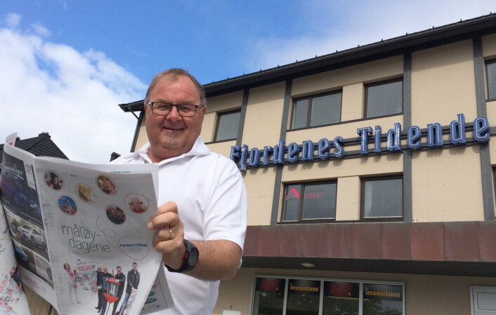 Erling Wåge er ansvarlig redaktør i Fjordenes Tidende. Foto: Fjordenes Tidende. Erling Wåge er ansvarlig redaktør i Fjordenes Tidende. Foto: Fjordenes Tidende.