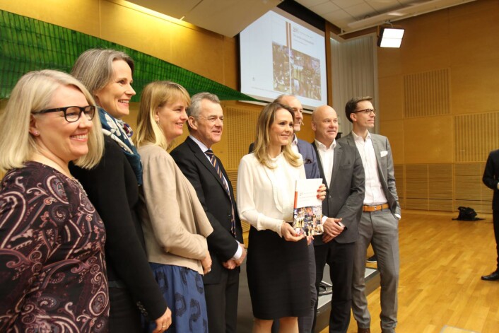 Kulturminister Linda Hofstad Helleland slo fast at det nå blir opp til politikerne å prioritere mellom de tiltakene Mediemangfoldsutvalget foreslår. Foto: Angelica Hagen Kulturminister Linda Hofstad Helleland slo fast at det nå blir opp til politikerne å prioritere mellom de tiltakene Mediemangfoldsutvalget foreslår. Foto: Angelica Hagen