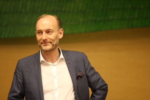Utvalgsleder Knut Olav Åmås presenterte omfattende<br>og enstemmige forslag til endringer i pressestøtten.<br>Foto: Angelica Hagen Utvalgsleder Knut Olav Åmås presenterte omfattende<br>og enstemmige forslag til endringer i pressestøtten.<br>Foto: Angelica Hagen