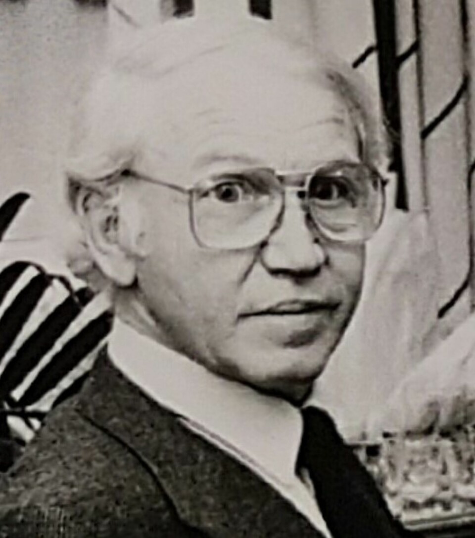 Trygve Moe, her fra 1980-tallet da hanvar generalsekretær i NJ.Foto: Stein Aabø