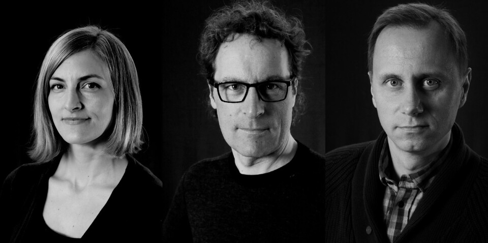 Journalistene Berit Baumberger, Håvard Haugseth Jensen og Kim Nygård i Adressa. Journalistene Berit Baumberger, Håvard Haugseth Jensen og Kim Nygård i Adressa.
