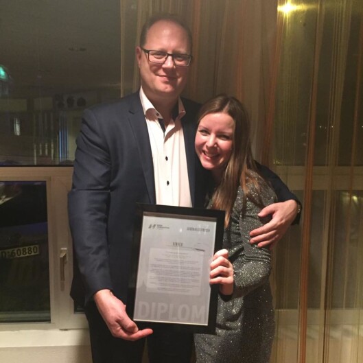 Elisabeth Berg Hass og Tomas Bruvik fra<br>Kvinnherringen. Foto: Mona Grønningen Elisabeth Berg Hass og Tomas Bruvik fra<br>Kvinnherringen. Foto: Mona Grønningen