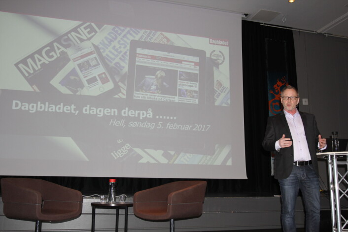 John Arne Markussen dagen derpå på Hellkonferansen. Foto: Angelica Hagen John Arne Markussen dagen derpå på Hellkonferansen. Foto: Angelica Hagen