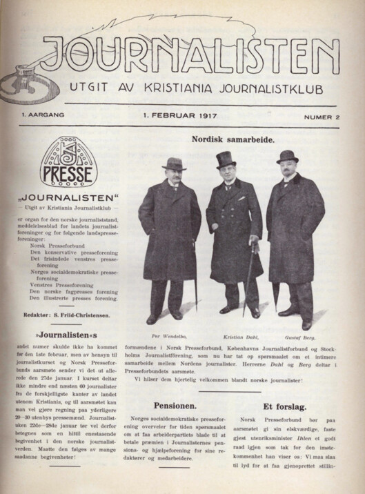 Journalisten 1917 Journalisten 1917