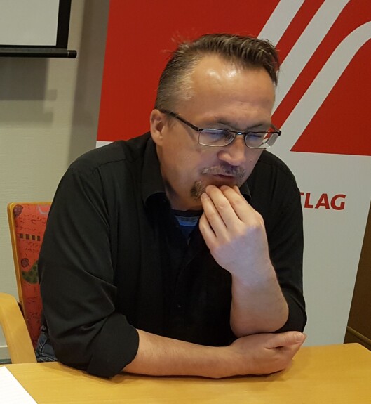 Det var ikke veldig optimistiske tall sekretariatsleder Torbjørn<br>Brenna la fram for NJs landsstyre. Foto: Bjørn Åge Mossin Det var ikke veldig optimistiske tall sekretariatsleder Torbjørn<br>Brenna la fram for NJs landsstyre. Foto: Bjørn Åge Mossin