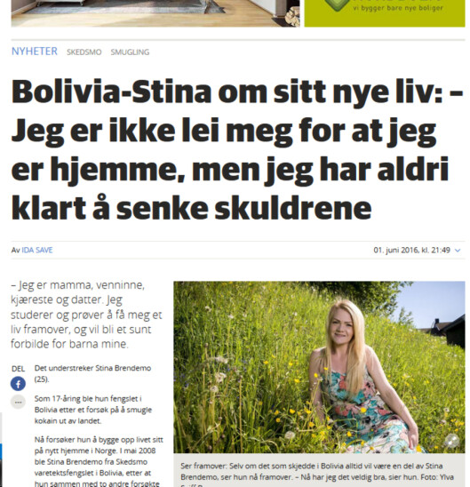 Skjermdump fra Romerikes Blad Skjermdump fra Romerikes Blad