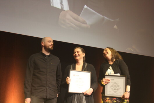 Mer heder til Alexander Vollevik Larsen,<br>Synnøve Bakke og Kjersti Knudssøn.<br>Foto: Martin Huseby Jensen Mer heder til Alexander Vollevik Larsen,<br>Synnøve Bakke og Kjersti Knudssøn.<br>Foto: Martin Huseby Jensen