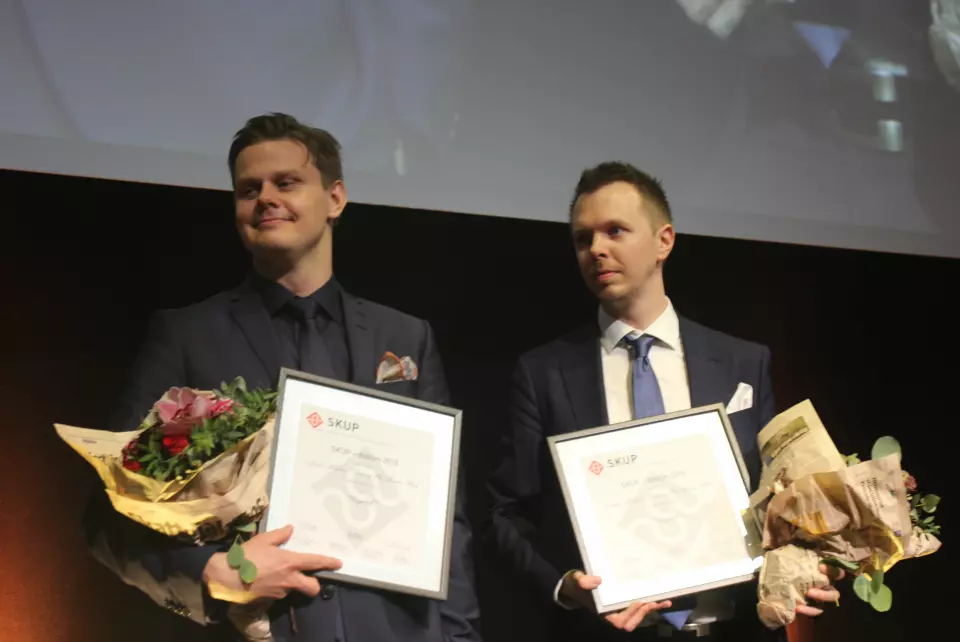 Jonas Alsaker Vikan (t.v.) og Ole MartinWold. Foto: Martin Huseby Jensen