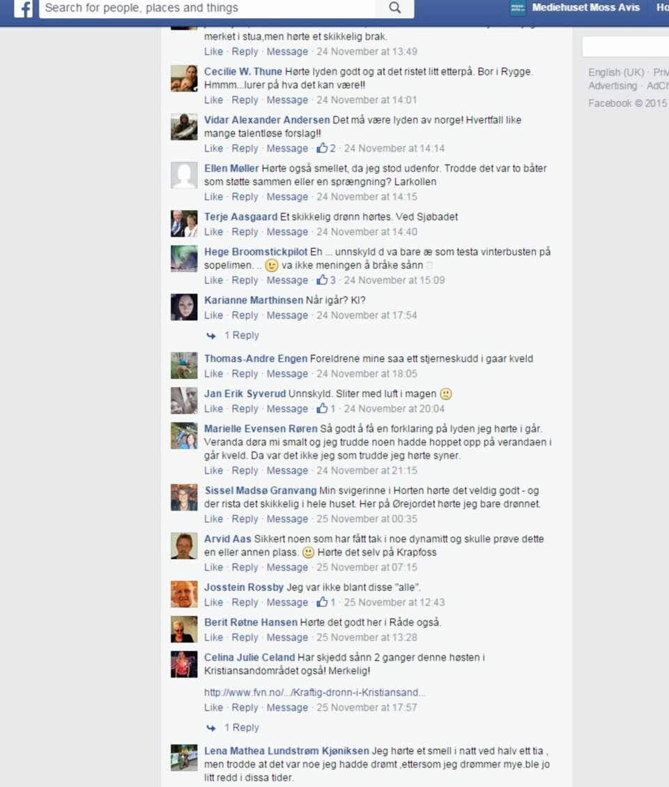 Mange i Mosseregionen har engasjert seg i saken påFacebook. Foto: Skjermdump/Facebook.