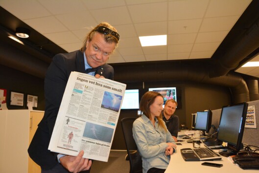 Alex Rosén har tatt på seg oppgaven med å finne ut av hva<br>som forårsaket det mystiske drønnet.<br>Foto: Birgitte Henriksen, Moss avis. Alex Rosén har tatt på seg oppgaven med å finne ut av hva<br>som forårsaket det mystiske drønnet.<br>Foto: Birgitte Henriksen, Moss avis.