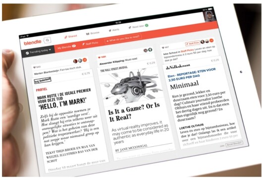 Skjermdump fra Blendle.com Skjermdump fra Blendle.com
