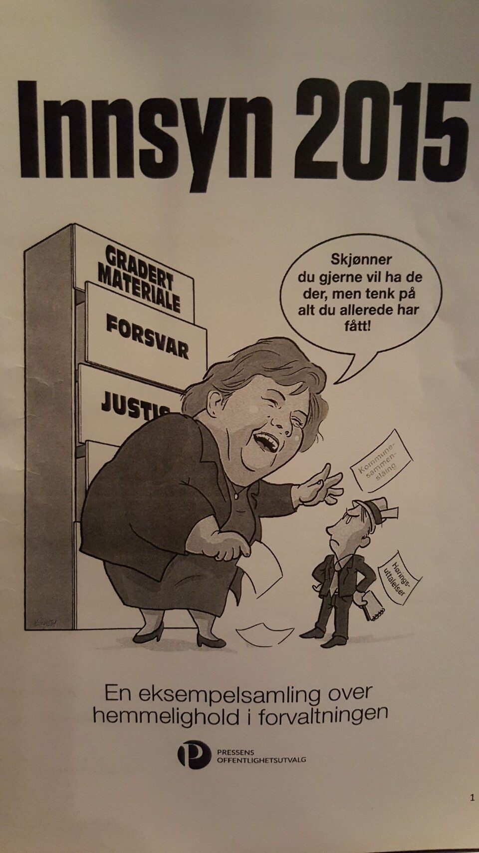 Eksempelsamlingen til Pressens offentlighetsutvalg Eksempelsamlingen til Pressens offentlighetsutvalg