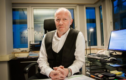 Generalsekretær Arne Jensen i Redaktør-<br>foreningen sier redaktørene må følge<br>Vær Varsom-plakaten. Foto: Kathrine Geard Generalsekretær Arne Jensen i Redaktør-<br>foreningen sier redaktørene må følge<br>Vær Varsom-plakaten. Foto: Kathrine Geard