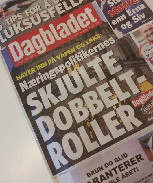 Dagbladet 28. september 2015 Dagbladet 28. september 2015