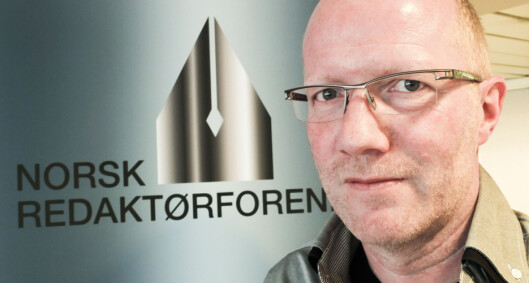 Generalsekretær Arne Jensen i Norsk Redaktørforening<br>Foto: Kathrine Geard 2013