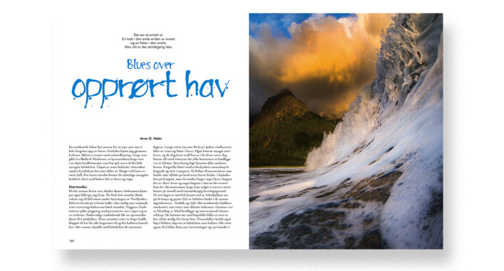 Oppslag fra boka <i>Havet – mat, makt og meninger.</i> Faksemile, Utenfor Allfarvei. Oppslag fra boka <i>Havet – mat, makt og meninger.</i> Faksemile, Utenfor Allfarvei.