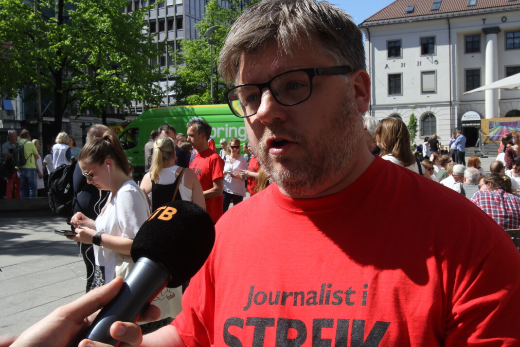 NRKJs leder Richard Aune. NRKJs leder Richard Aune.