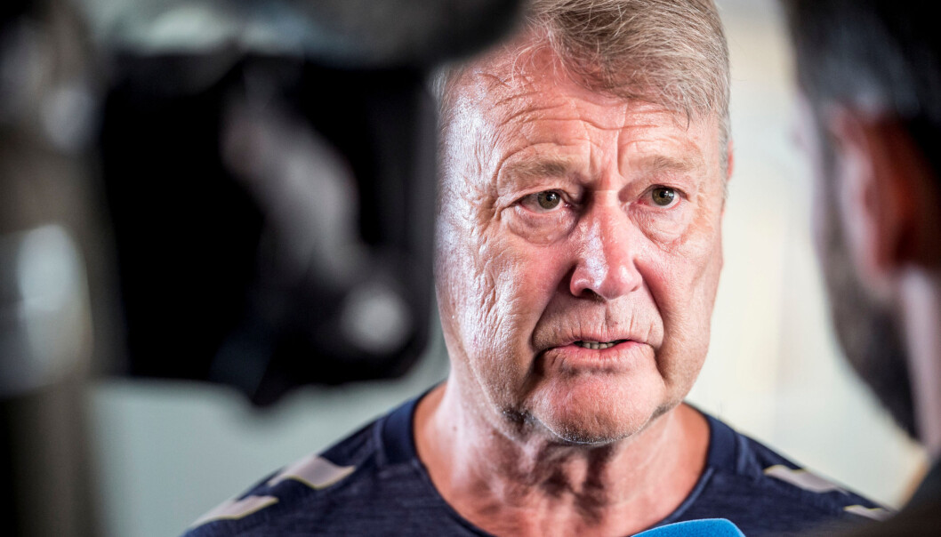 Åge Hareide føler det er for mange negative saker i mediene om det danske landslaget før VM. Foto: Reuters / NTB scanpix Åge Hareide føler det er for mange negative saker i mediene om det danske landslaget før VM. Foto: Reuters / NTB scanpix