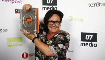 Fagpresseprisene 2018 på Månefisken. Årets fagpresseredaktør, Tove Lie, Khrono. Foto: Audun Braastad / NTB scanpix Fagpresseprisene 2018 på Månefisken. Årets fagpresseredaktør, Tove Lie, Khrono. Foto: Audun Braastad / NTB scanpix