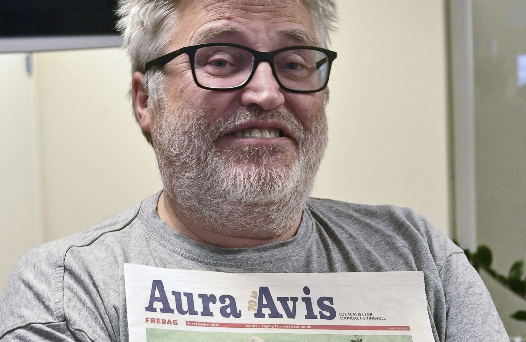Jan Ødegård, journalist i Aura Avis, døde brått 1. mai i år. Jan Ødegård, journalist i Aura Avis, døde brått 1. mai i år.