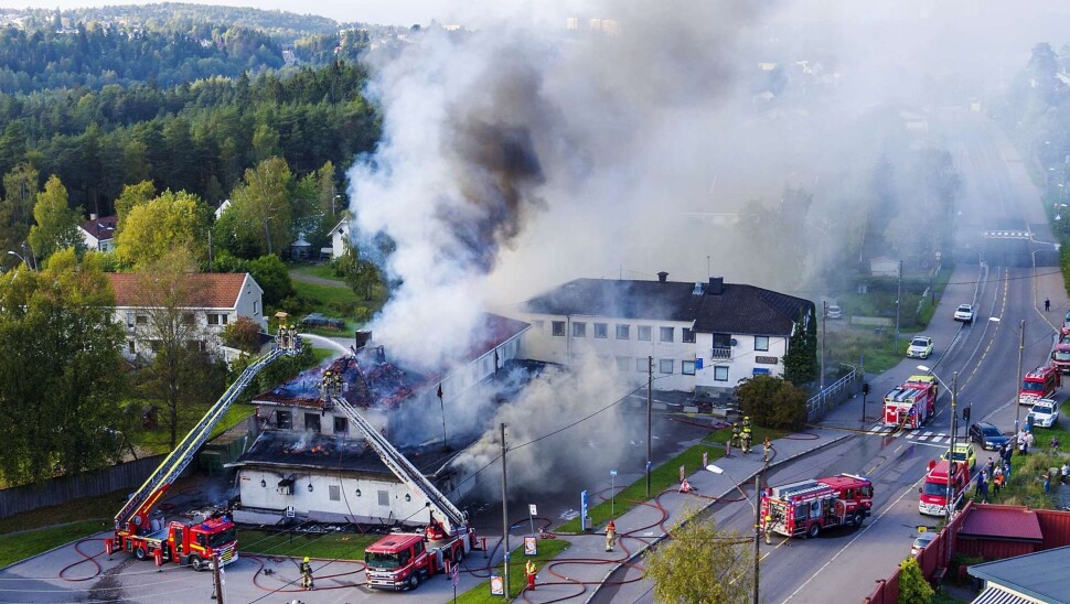 Bilder fra en brann på Abildsø i september 2016. Foto: Hans O. Torgersen/Aftenposten Bilder fra en brann på Abildsø i september 2016. Foto: Hans O. Torgersen/Aftenposten