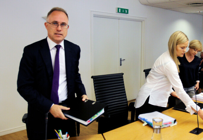 Spekters advokat Tarjei Thorkildsen fra advokatfirmaet BAHR. Foto: Glenn Slydal Johansen Spekters advokat Tarjei Thorkildsen fra advokatfirmaet BAHR. Foto: Glenn Slydal Johansen