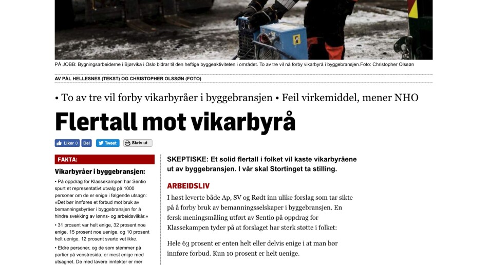 - Må være mulig å komme med politiske synspunkt uten at det innhentes samtidig imøtegåelse