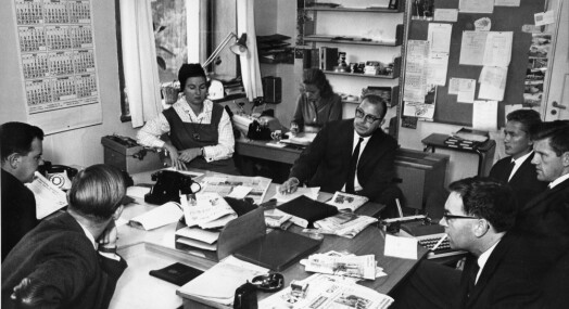 TILBAKEBLIKKET: Dagsrevyens morgenmøte 1964 TILBAKEBLIKKET: Dagsrevyens morgenmøte 1964